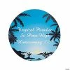 Promo 😉 Luau Personalized Stickers ❤️ -Party Favors by Grand Events Sales 13724639