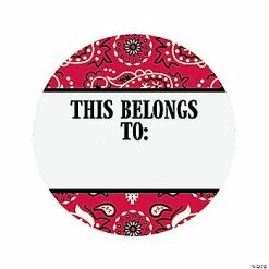 Best deal 😍 Personalized Bandana Print Labels 👏