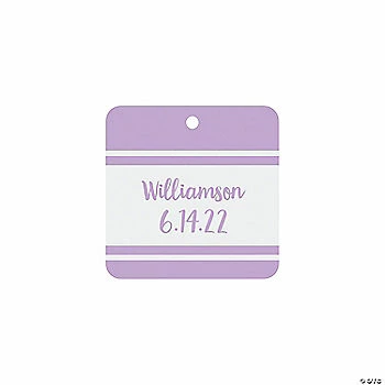 Flash Sale 🤩 Personalized Family Name Favor Tags - 24 Pc. 🔔 3 Flash Sale 🤩 Personalized Family Name Favor Tags - 24 Pc. 🔔