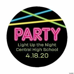 Top 10 🔔 Personalized Glow Favor Stickers 😍