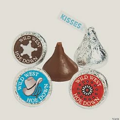 Budget 🧨 Personalized Western Hershey’s® Kisses® Stickers - 60 Pc. 😉