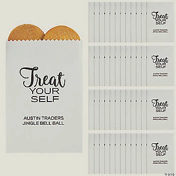 Best deal 🎁 Personalized Treat Yourself Paper Treat Bags - 50 Pc. 👏 3 Best deal 🎁 Personalized Treat Yourself Paper Treat Bags - 50 Pc. 👏