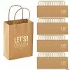 Best deal 🧨 Medium Personalized Kraft Paper Party Print Gift Bags - 48 Pc. 😀 -Party Favors by Grand Events Sales 13967108