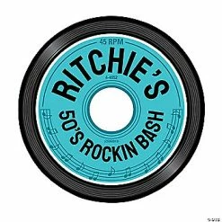 Cheapest ✨ Personalized 50s Favor Sticker ⭐