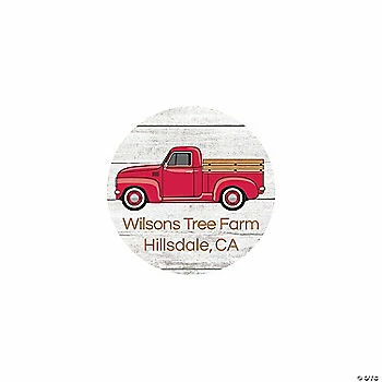 Coupon 🎁 Personalized Vintage Truck Favor Stickers ❤️ 2 Coupon 🎁 Personalized Vintage Truck Favor Stickers ❤️