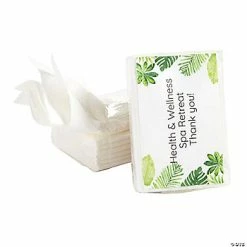 Best deal 🎁 Personalized Palm Leaf Facial Tissue Pocket Packs - 10 Pc. 🎁
