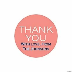 Budget 🌟 Personalized Thank You Stickers - 40 Pc. 🎉
