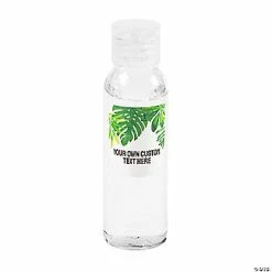 Buy 😍 Personalized Palm Leaf Hand Sanitizer Bottle Labels ❤️