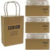 Promo 🔥 6 1/2" x 9" Personalized Medium Gold Seniors Kraft Paper Gift Bags - 48 Pc. 👏 -Party Favors by Grand Events Sales 14101141