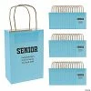 Discount π 6 1/2" x 9" Personalized Medium Light Blue Seniors Kraft Paper Gift Bags - 48 Pc. π 2 Discount π 6 1/2" x 9" Personalized Medium Light Blue Seniors Kraft Paper Gift Bags - 48 Pc. π -Party Favors by Grand Events Sales 14101144