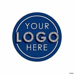 Cheap ⭐ Custom Full-Color Logo Round Stickers - 144 Pc. 🌟