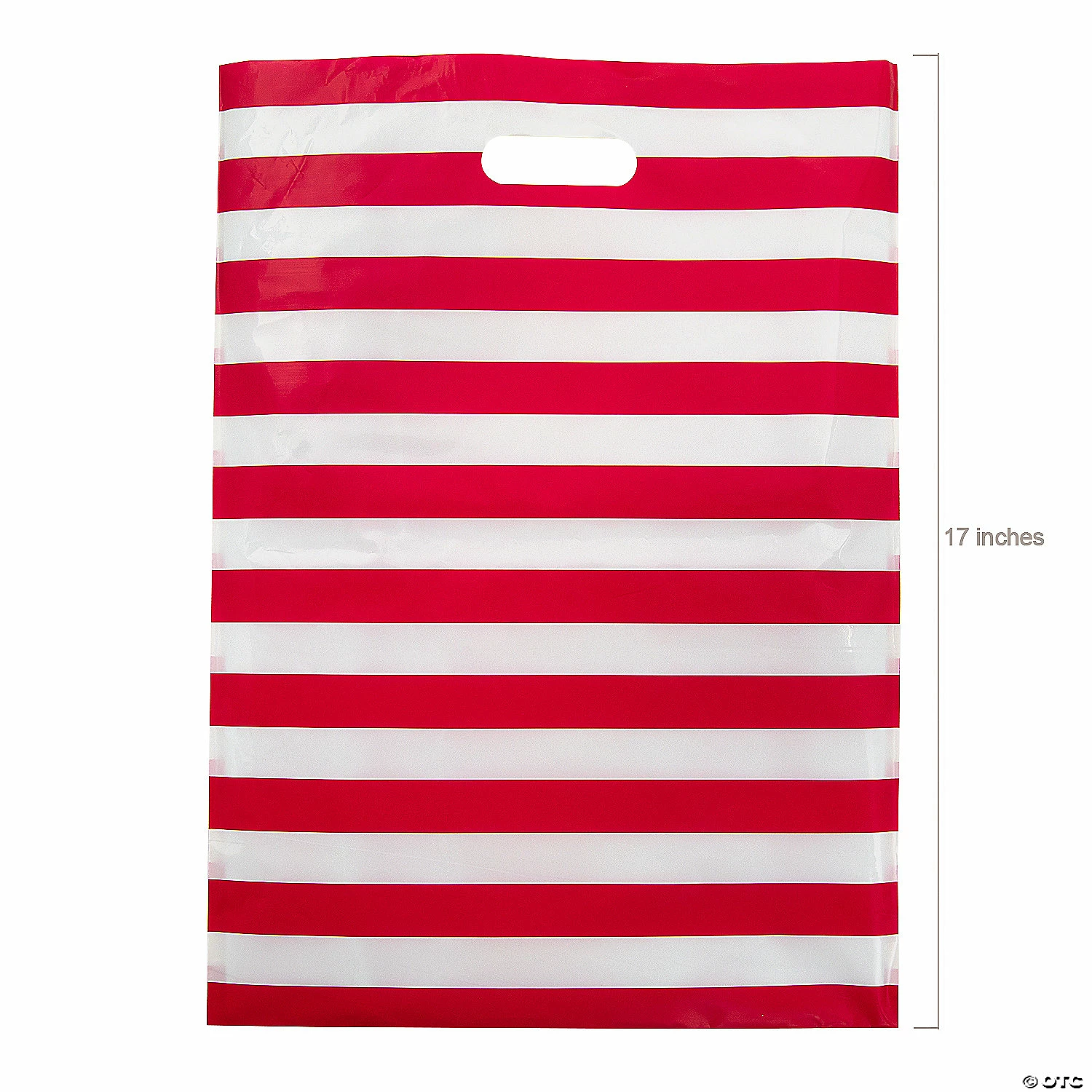 Brand new β¨ 17" x 12" Red & White Striped Plastic Treat Bags - 50 Pc. π― 4 Brand new β¨ 17" x 12" Red & White Striped Plastic Treat Bags - 50 Pc. π― - Image 2