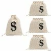Best Sale 😍 5" x 7" Money Polycotton Drawstring Bags - 12 Pc. 🛒 -Party Favors by Grand Events Sales 5 x 7 money polycotton drawstring bags 12 pc 13728558