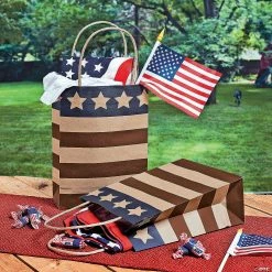 Deals ✔️ 6 1/2" x 9" Medium Americana Kraft Paper Gift Bags - 12 Pc. ✨ 7 Deals ✔️ 6 1/2" x 9" Medium Americana Kraft Paper Gift Bags - 12 Pc. ✨ -Party Favors by Grand Events Sales 6 1 2 x 9 medium americana kraft paper gift bags 12 pc 35 995 a02