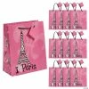 Top 10 💯 7 1/4" x 9" Medium Perfectly Paris Paper Gift Bags - 12 Pc. 🔔 1 Top 10 💯 7 1/4" x 9" Medium Perfectly Paris Paper Gift Bags - 12 Pc. 🔔 -Party Favors by Grand Events Sales 7 1 4 x 9 medium perfectly paris paper gift bags 12 pc 13615103