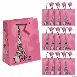 Top 10 💯 7 1/4" x 9" Medium Perfectly Paris Paper Gift Bags - 12 Pc. 🔔