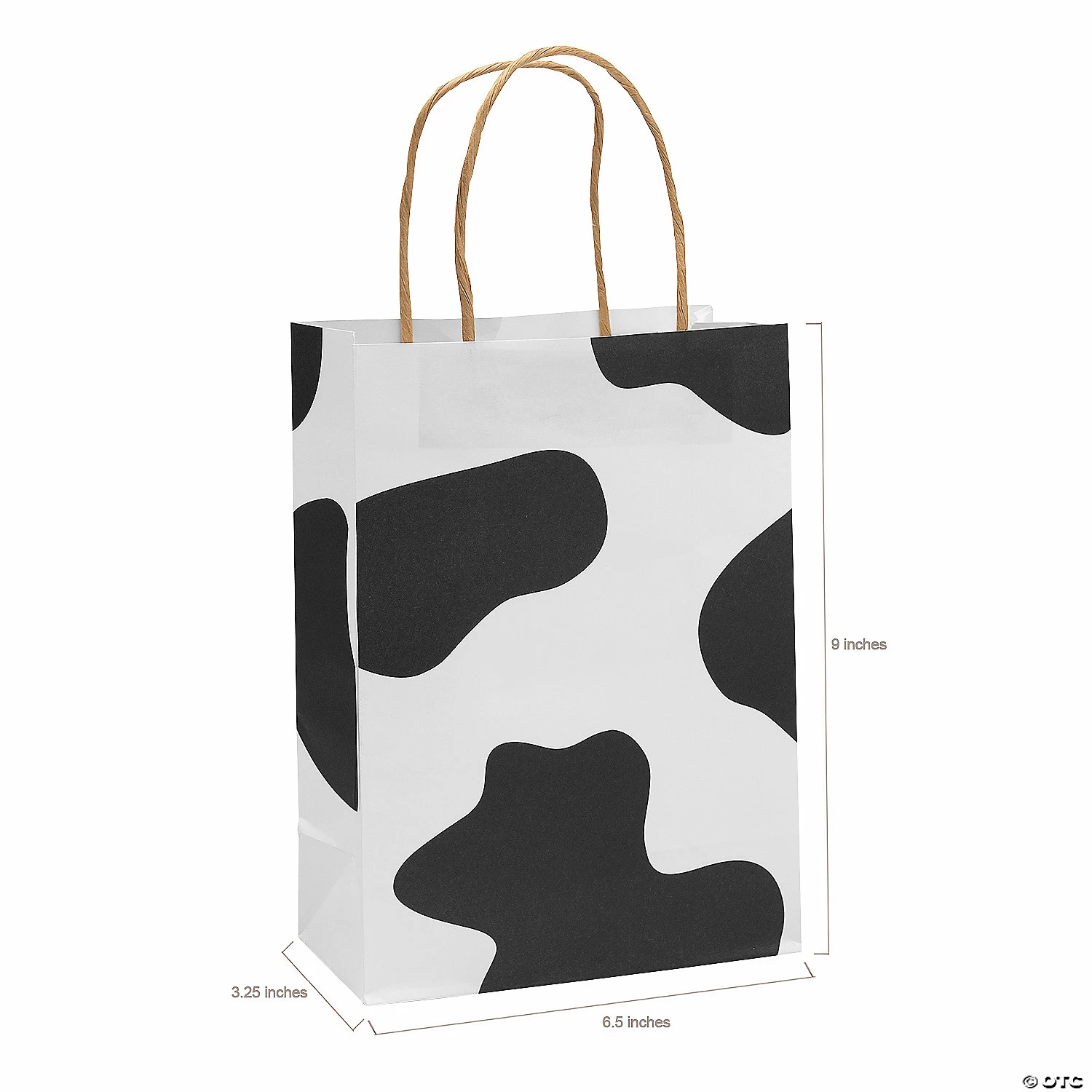 Discount ❤️ Cow Print Kraft Paper Bags - 12 Pc. 💯 4 Discount ❤️ Cow Print Kraft Paper Bags - 12 Pc. 💯 - Image 2