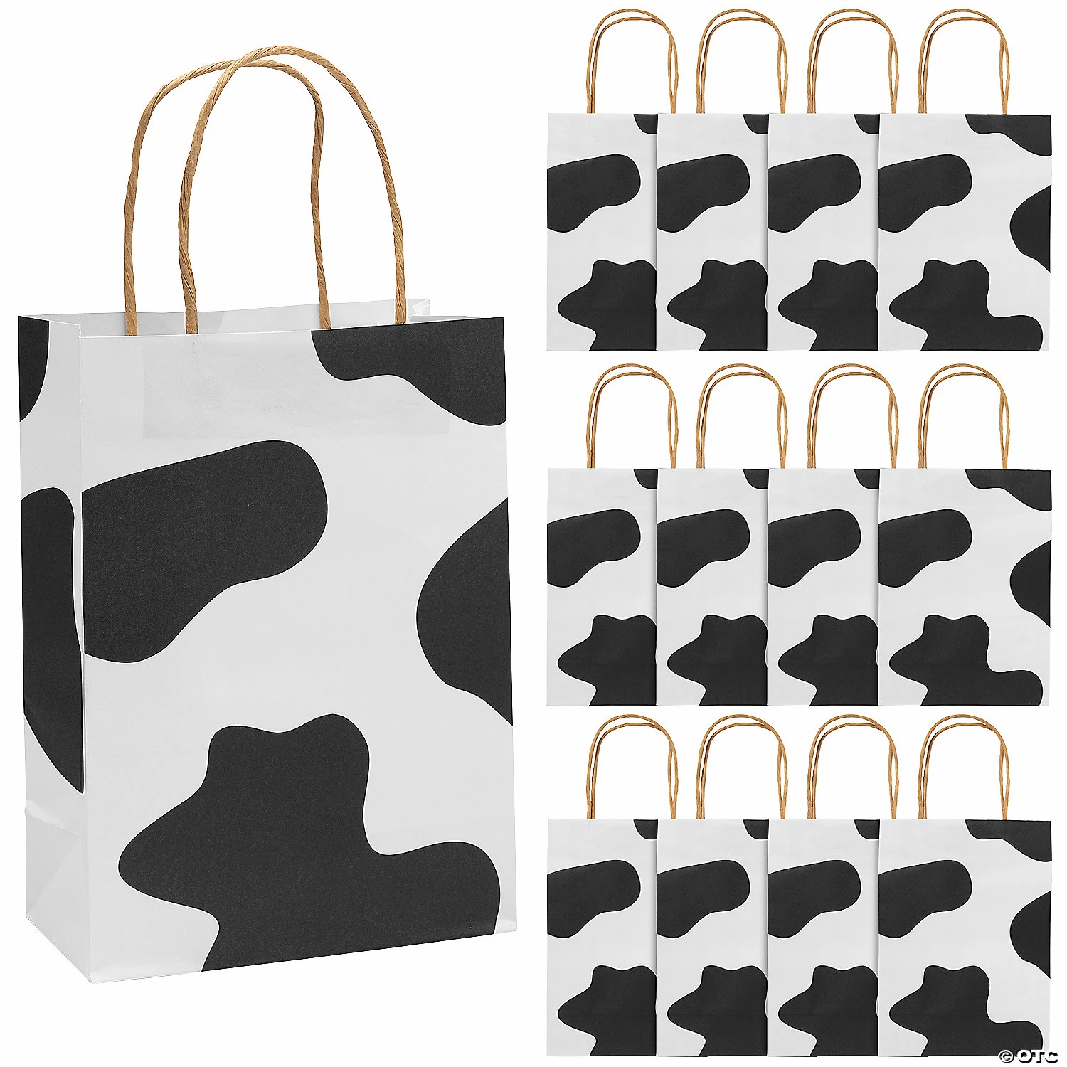 Discount ❤️ Cow Print Kraft Paper Bags - 12 Pc. 💯 3 Discount ❤️ Cow Print Kraft Paper Bags - 12 Pc. 💯
