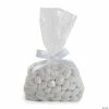Outlet ⌛ Medium Clear Cellophane Bags with White Bow Kit for 50 ✨ -Party Favors by Grand Events Sales medium clear cellophane bags with white bow kit for 5014092261