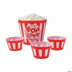 Discount 👍 Popcorn Bowl Set - 5 Ct. 🥰